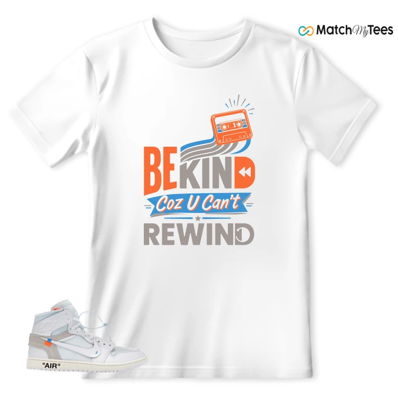 NEKE AIR JORDAN 1 RETRO HIGH OG VIRGIL ABLOH ARCHIVE ALASKA SNEAKER Matching Tees t-shirt