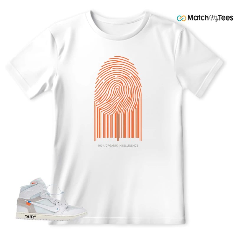 NEKE AIR JORDAN 1 RETRO HIGH OG VIRGIL ABLOH ARCHIVE ALASKA SNEAKER Matching Tees t-shirt