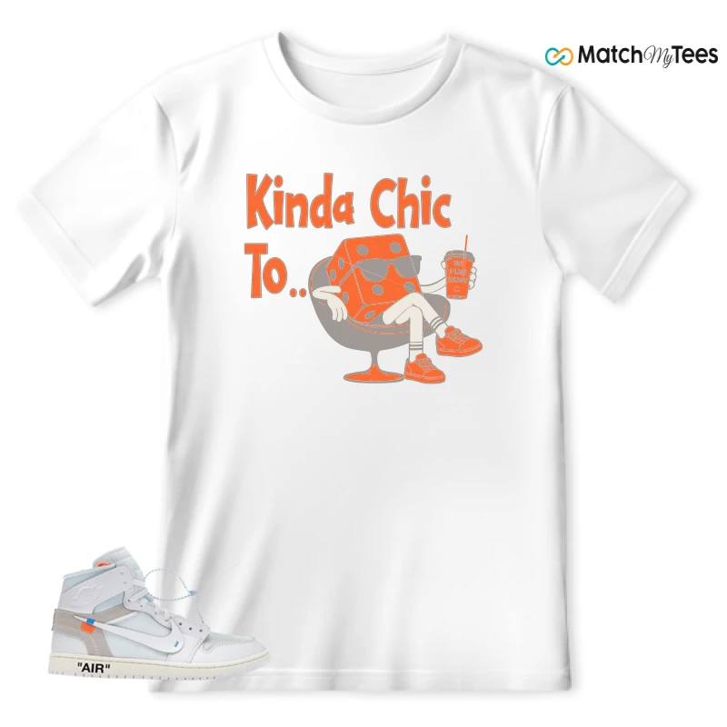 NEKE AIR JORDAN 1 RETRO HIGH OG VIRGIL ABLOH ARCHIVE ALASKA SNEAKER Matching Tees t-shirt