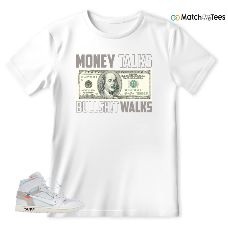NEKE AIR JORDAN 1 RETRO HIGH OG VIRGIL ABLOH ARCHIVE ALASKA SNEAKER Matching Tees t-shirt
