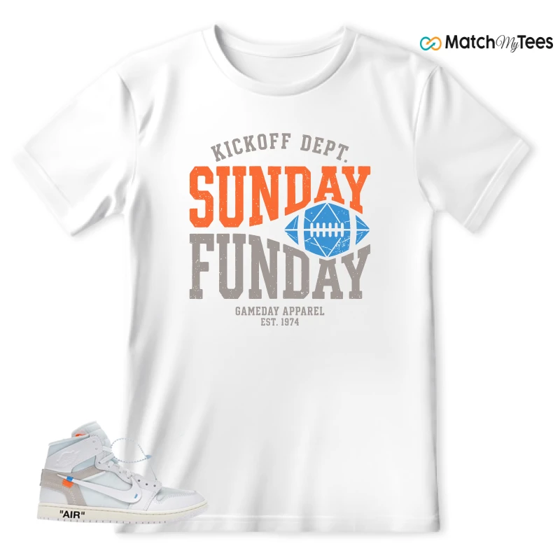 NEKE AIR JORDAN 1 RETRO HIGH OG VIRGIL ABLOH ARCHIVE ALASKA SNEAKER Matching Tees t-shirt