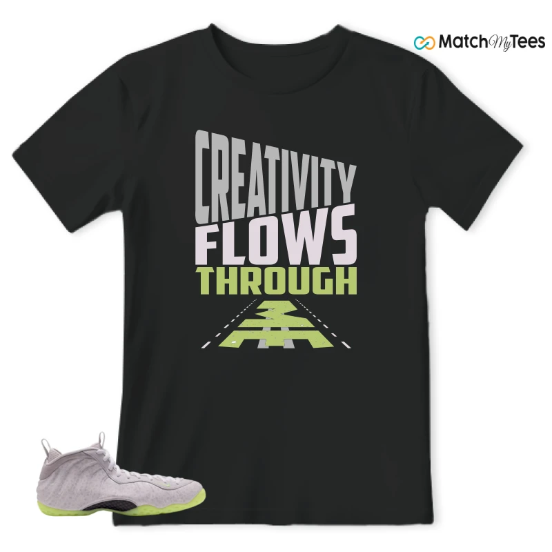 NIKE AIR FOAMPOSITE ONE SNEAKER Matching Tees t-shirt