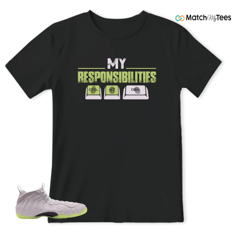 NIKE AIR FOAMPOSITE ONE SNEAKER Matching Tees t-shirt