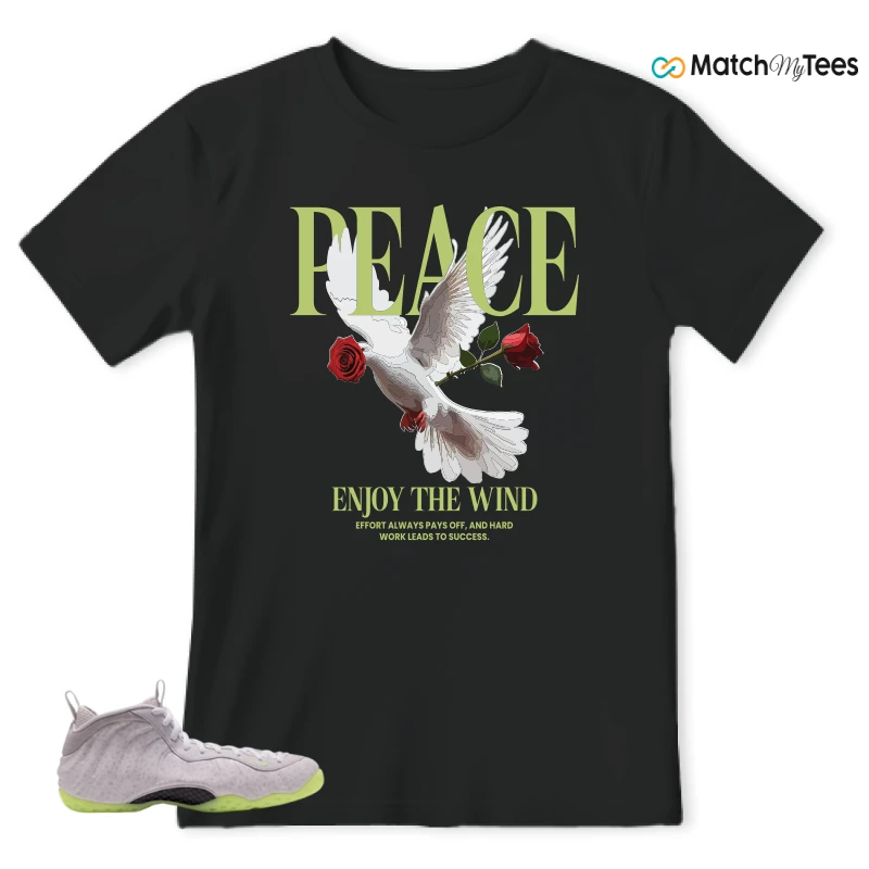 NIKE AIR FOAMPOSITE ONE SNEAKER Matching Tees t-shirt
