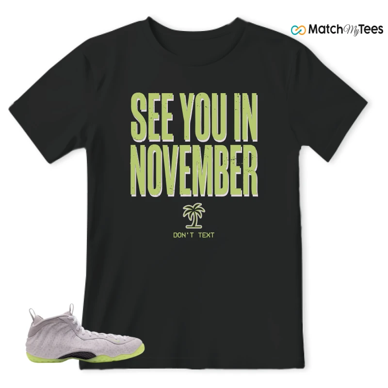 NIKE AIR FOAMPOSITE ONE SNEAKER Matching Tees t-shirt