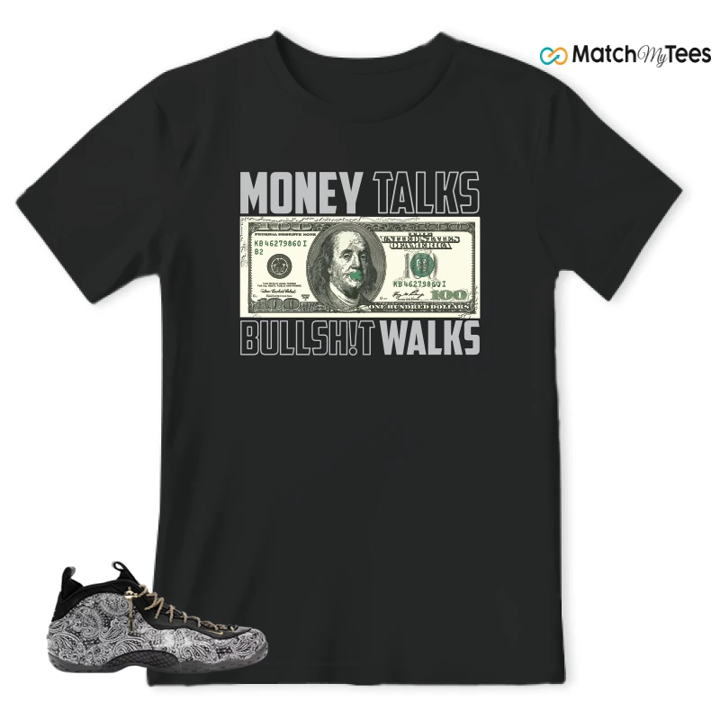 NIKE AIR FOAMPOSITE ONE VICTOR SOLOMON ASW BLACK SNEAKER Matching Tees t-shirt