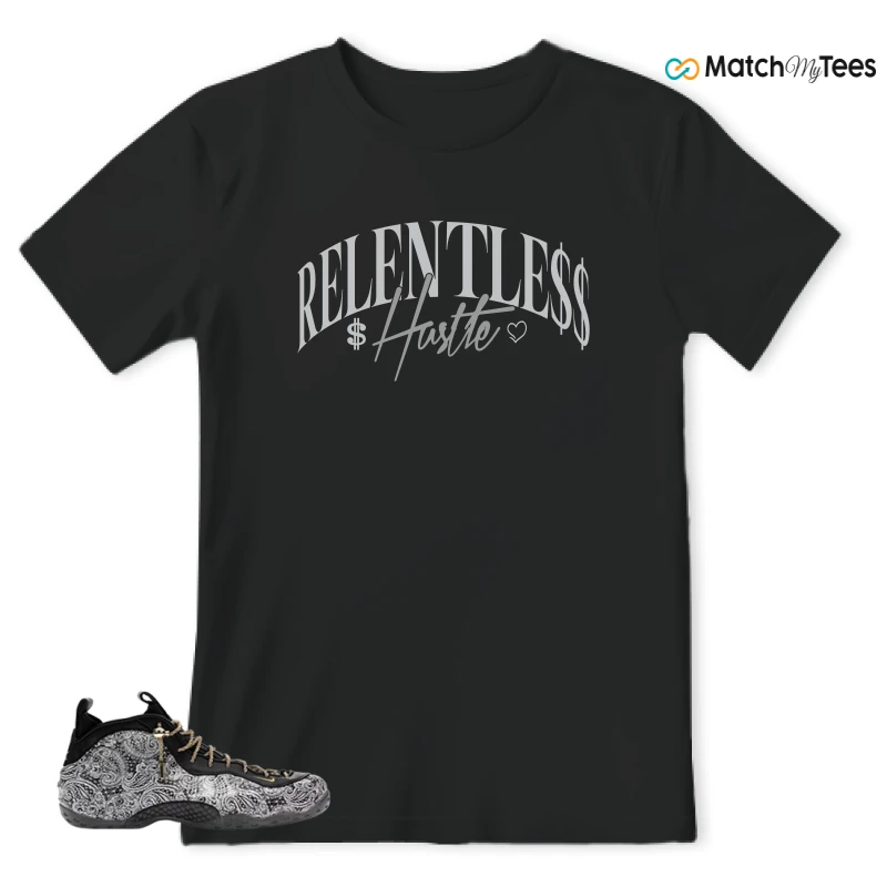 NIKE AIR FOAMPOSITE ONE VICTOR SOLOMON ASW BLACK SNEAKER Matching Tees t-shirt