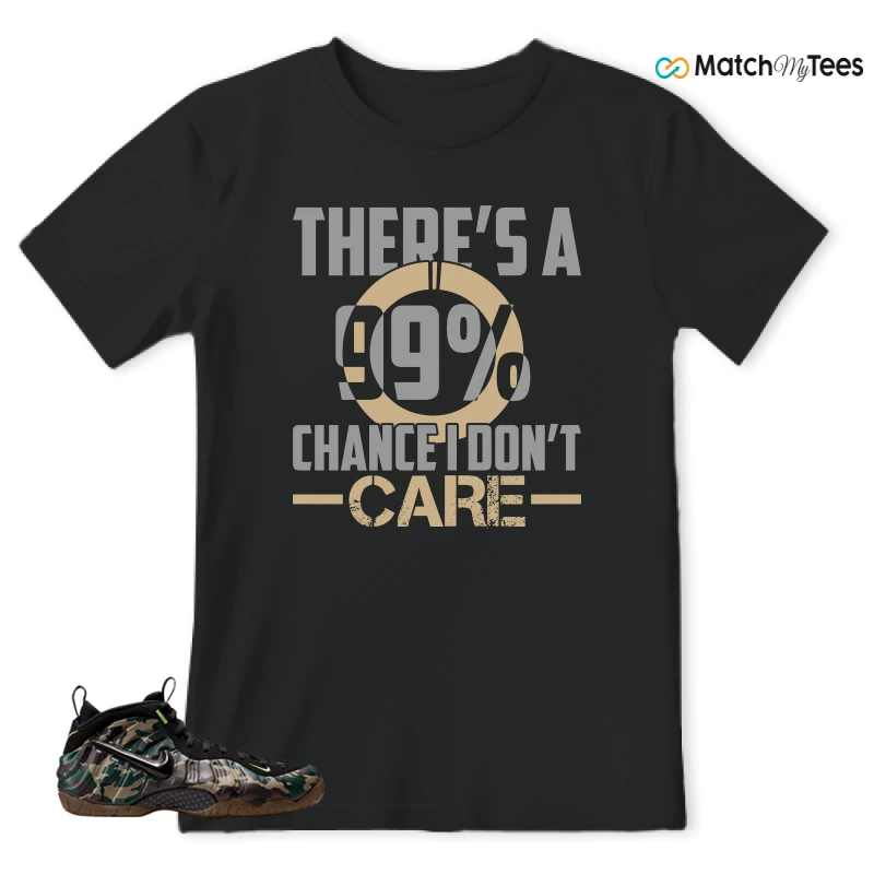 NIKE AIR FOAMPOSITE PRO GREEN CAMO SNEAKER Matching Tees t-shirt