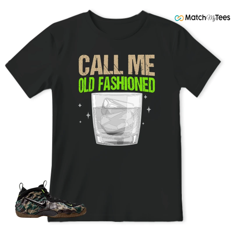 NIKE AIR FOAMPOSITE PRO GREEN CAMO SNEAKER Matching Tees t-shirt
