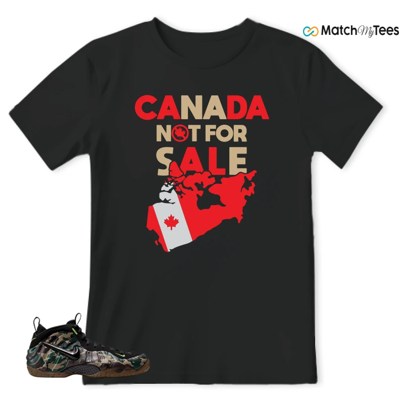 NIKE AIR FOAMPOSITE PRO GREEN CAMO SNEAKER Matching Tees t-shirt