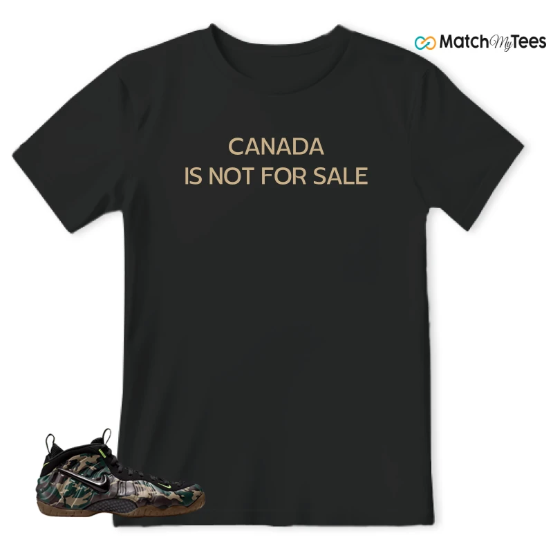 NIKE AIR FOAMPOSITE PRO GREEN CAMO SNEAKER Matching Tees t-shirt