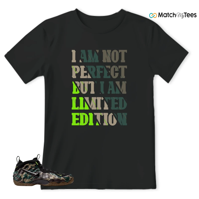 NIKE AIR FOAMPOSITE PRO GREEN CAMO SNEAKER Matching Tees t-shirt