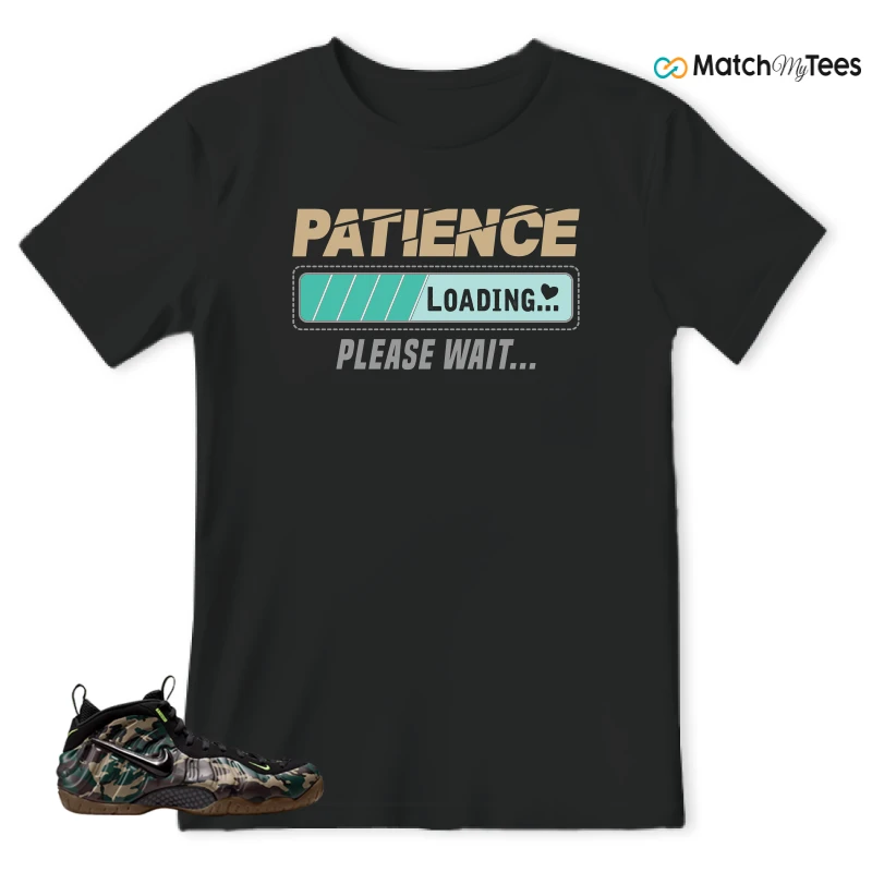 NIKE AIR FOAMPOSITE PRO GREEN CAMO SNEAKER Matching Tees t-shirt