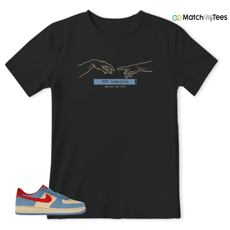 NIKE AIR FORCE 1 LOW '07 LV8 DORAEMON SNEAKER Matching Tees t-shirt