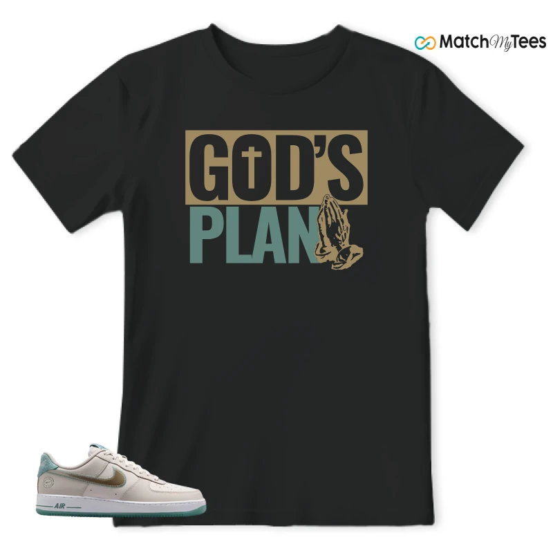 NIKE AIR FORCE 1 LOW '07 PHILADELPHIA SNEAKER/LIGHT OREWOOD BROWN/METALLIC GOLD SILK/PHANTOM/MINERAL TEAL/TREASURE BLUE/SAIL matching T-shirt
