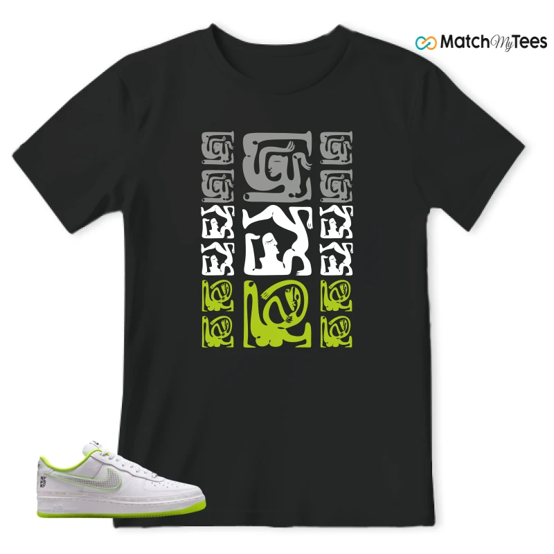 NIKE AIR FORCE 1 LOW NY VS. NY. SNEAKER Matching Tees t-shirt