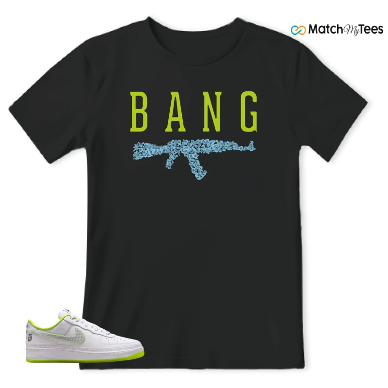 NIKE AIR FORCE 1 LOW NY VS. NY. SNEAKER Matching Tees t-shirt