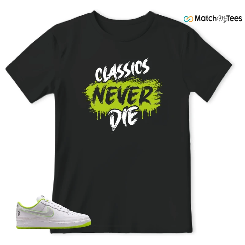 NIKE AIR FORCE 1 LOW NY VS. NY. SNEAKER Matching Tees t-shirt