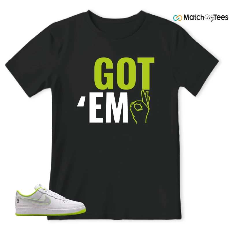 NIKE AIR FORCE 1 LOW NY VS. NY. SNEAKER Matching Tees t-shirt