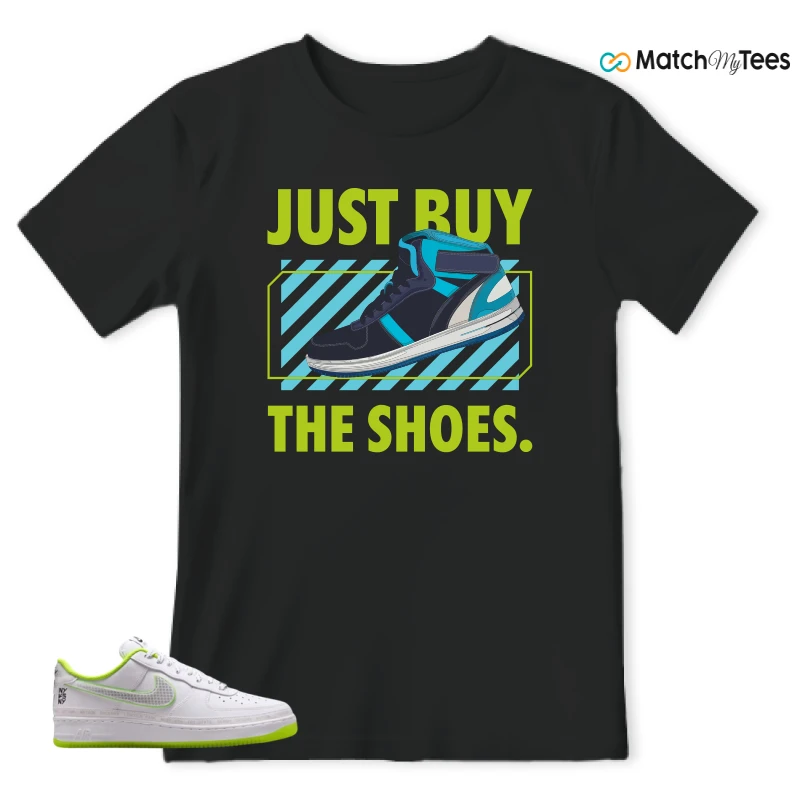 NIKE AIR FORCE 1 LOW NY VS. NY. SNEAKER Matching Tees t-shirt