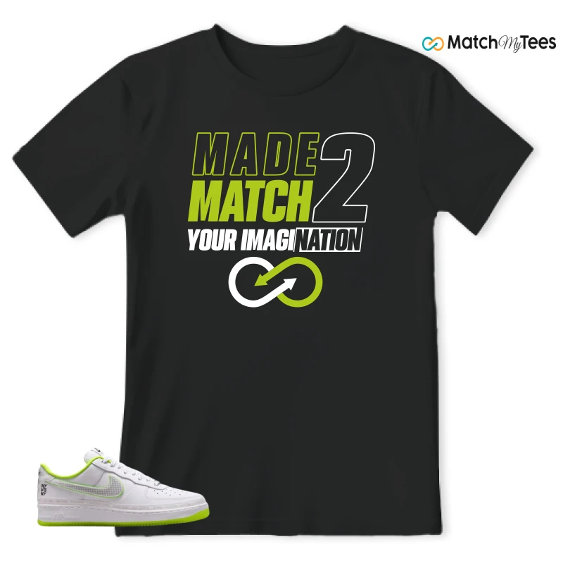 NIKE AIR FORCE 1 LOW NY VS. NY. SNEAKER Matching Tees t-shirt
