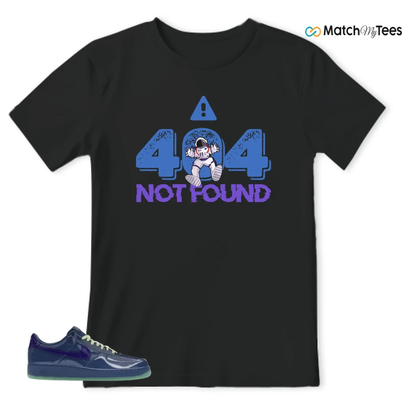 NIKE AIR FORCE 1 LOW PATENT LEATHER MYSTIC NAVY GRAPE ICE SNEAKER Matching Tees t-shirt
