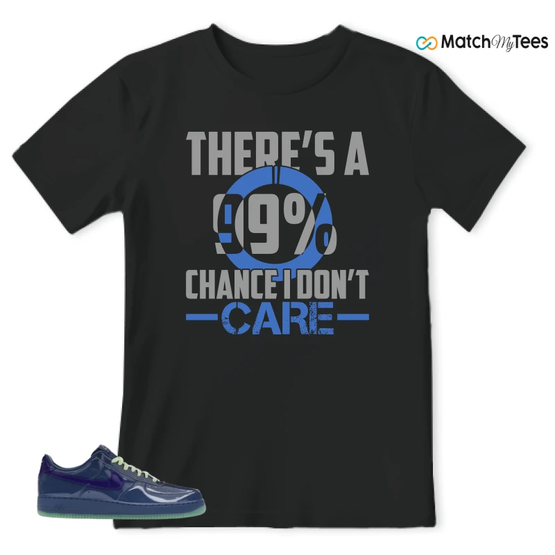 NIKE AIR FORCE 1 LOW PATENT LEATHER MYSTIC NAVY GRAPE ICE SNEAKER Matching Tees t-shirt