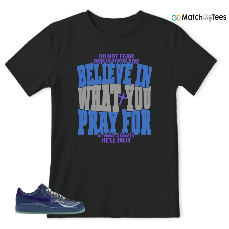 NIKE AIR FORCE 1 LOW PATENT LEATHER MYSTIC NAVY GRAPE ICE SNEAKER Matching Tees t-shirt