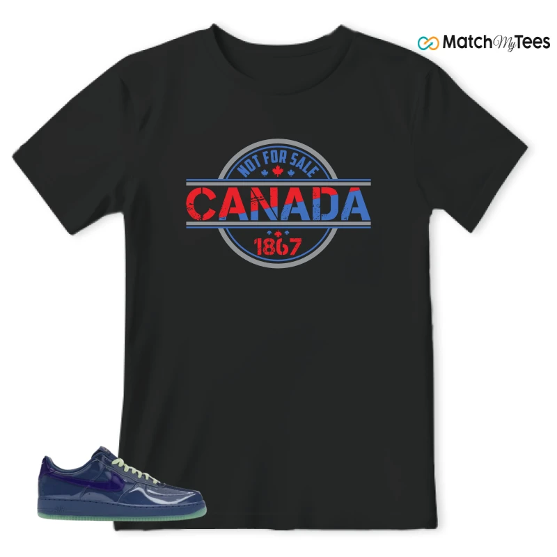 NIKE AIR FORCE 1 LOW PATENT LEATHER MYSTIC NAVY GRAPE ICE SNEAKER Matching Tees t-shirt