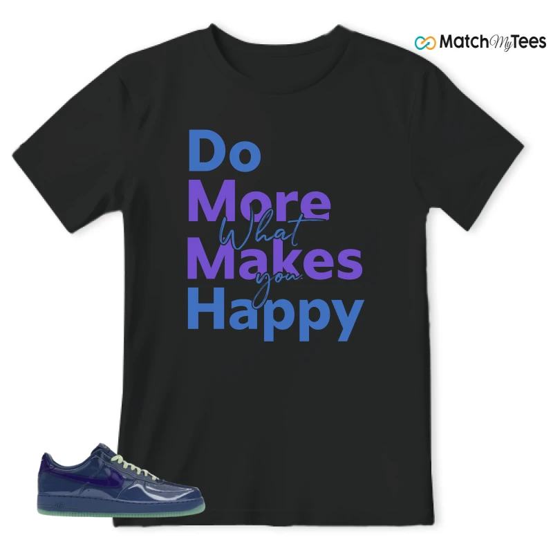 NIKE AIR FORCE 1 LOW PATENT LEATHER MYSTIC NAVY GRAPE ICE SNEAKER Matching Tees t-shirt