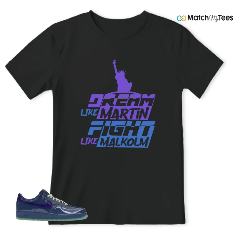 NIKE AIR FORCE 1 LOW PATENT LEATHER MYSTIC NAVY GRAPE ICE SNEAKER Matching Tees t-shirt