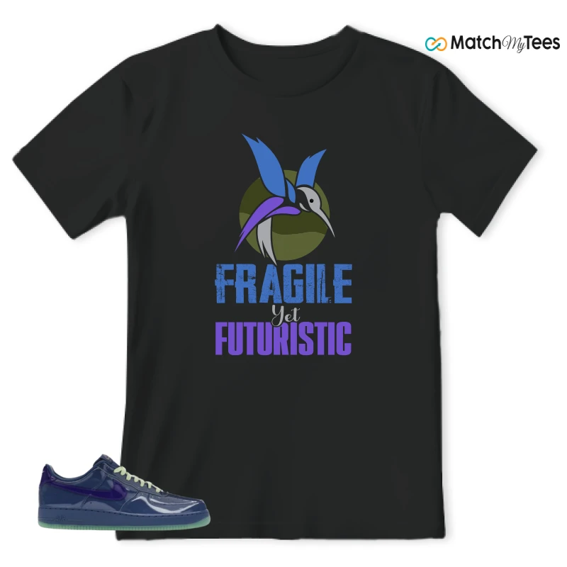 NIKE AIR FORCE 1 LOW PATENT LEATHER MYSTIC NAVY GRAPE ICE SNEAKER Matching Tees t-shirt