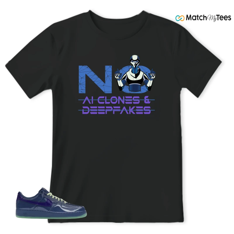 NIKE AIR FORCE 1 LOW PATENT LEATHER MYSTIC NAVY GRAPE ICE SNEAKER Matching Tees t-shirt