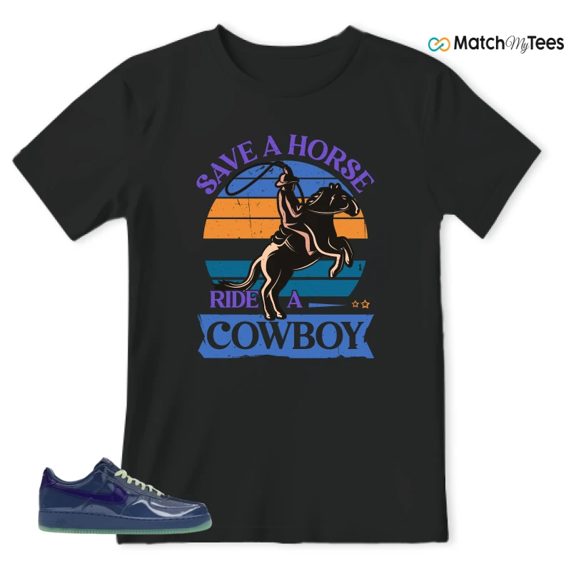 NIKE AIR FORCE 1 LOW PATENT LEATHER MYSTIC NAVY GRAPE ICE SNEAKER Matching Tees t-shirt