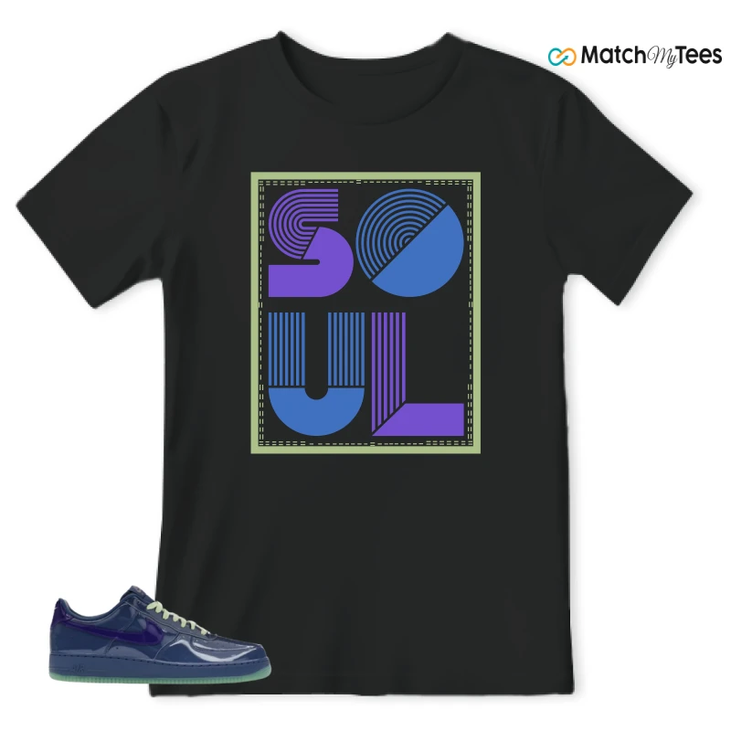 NIKE AIR FORCE 1 LOW PATENT LEATHER MYSTIC NAVY GRAPE ICE SNEAKER Matching Tees t-shirt
