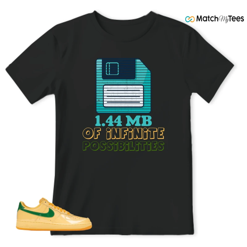 NIKE AIR FORCE 1 LOW PATENT LEATHER TOPAZ GOLD SNEAKER Matching Tees t-shirt