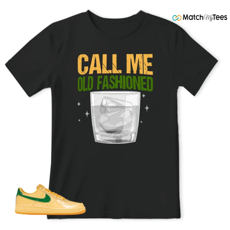 NIKE AIR FORCE 1 LOW PATENT LEATHER TOPAZ GOLD SNEAKER Matching Tees t-shirt