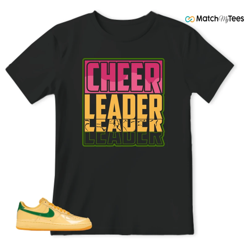 NIKE AIR FORCE 1 LOW PATENT LEATHER TOPAZ GOLD SNEAKER Matching Tees t-shirt