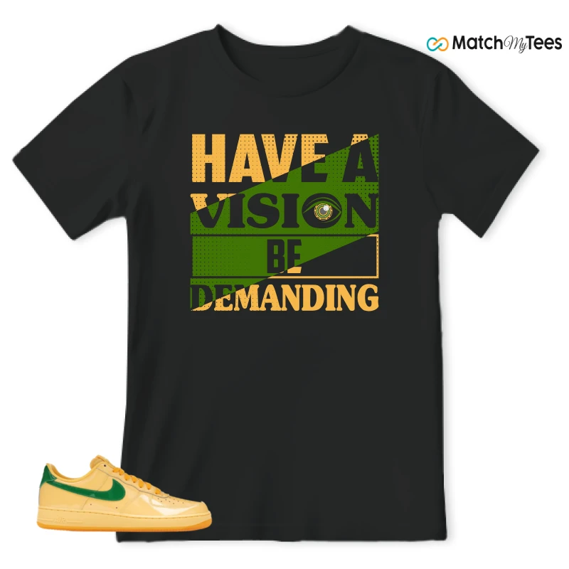 NIKE AIR FORCE 1 LOW PATENT LEATHER TOPAZ GOLD SNEAKER Matching Tees t-shirt