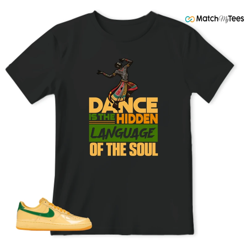 NIKE AIR FORCE 1 LOW PATENT LEATHER TOPAZ GOLD SNEAKER Matching Tees t-shirt