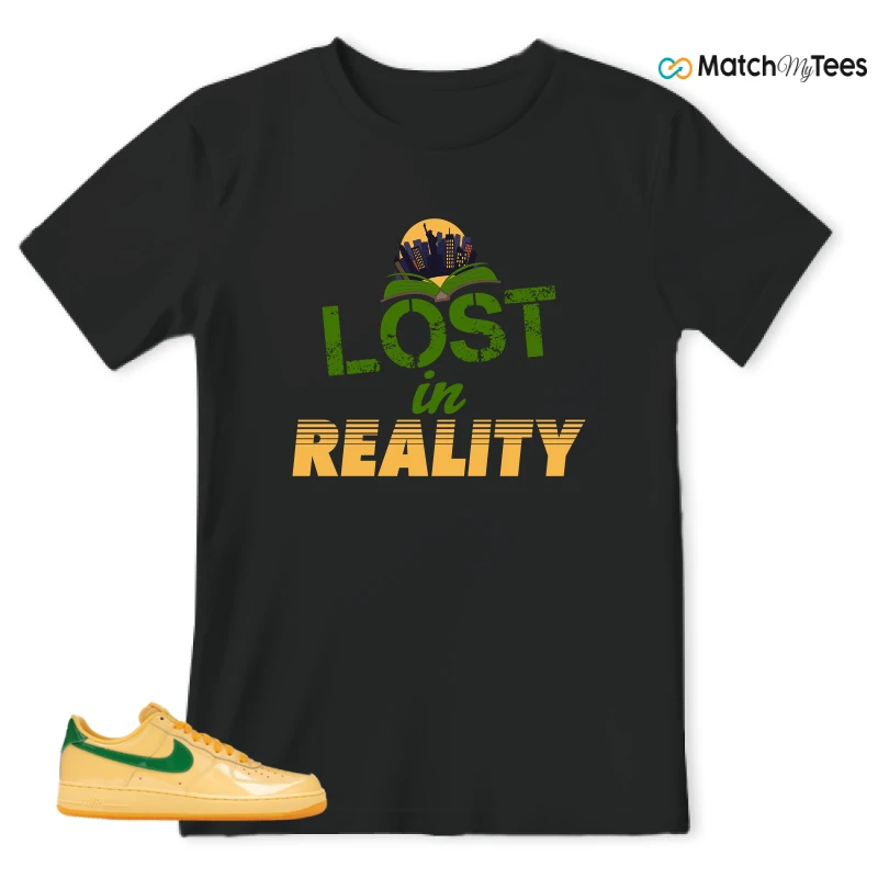 NIKE AIR FORCE 1 LOW PATENT LEATHER TOPAZ GOLD SNEAKER Matching Tees t-shirt