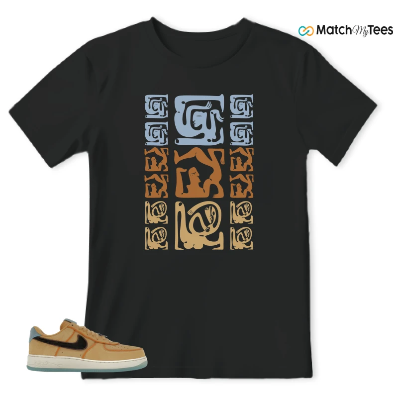 NIKE AIR FORCE 1 LOW PROTRO KOBE BRYANT SIEMPRE HERMANOS SNEAKER Matching Tees t-shirt