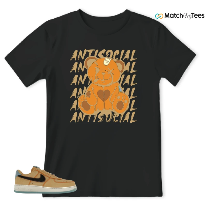 NIKE AIR FORCE 1 LOW PROTRO KOBE BRYANT SIEMPRE HERMANOS SNEAKER Matching Tees t-shirt