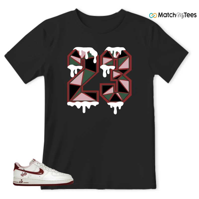 NIKE AIR FORCE 1 LOW VALENTINE'S DAY (2023) (WOMEN'S) SNEAKER Matching Tees t-shirt