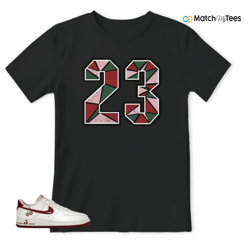NIKE AIR FORCE 1 LOW VALENTINE'S DAY (2023) (WOMEN'S) SNEAKER Matching Tees t-shirt