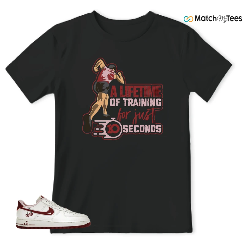 NIKE AIR FORCE 1 LOW VALENTINE'S DAY (2023) (WOMEN'S) SNEAKER Matching Tees t-shirt