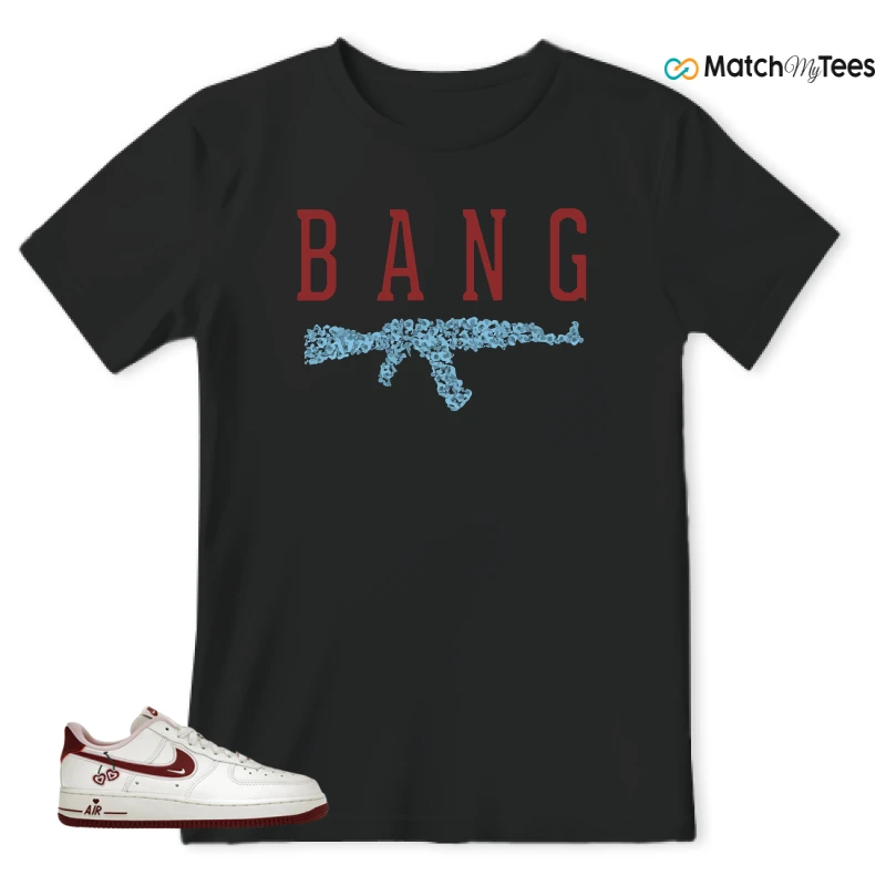 NIKE AIR FORCE 1 LOW VALENTINE'S DAY (2023) (WOMEN'S) SNEAKER Matching Tees t-shirt