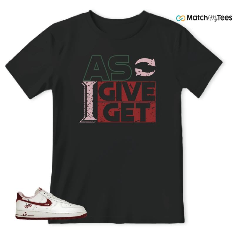 NIKE AIR FORCE 1 LOW VALENTINE'S DAY (2023) (WOMEN'S) SNEAKER Matching Tees t-shirt