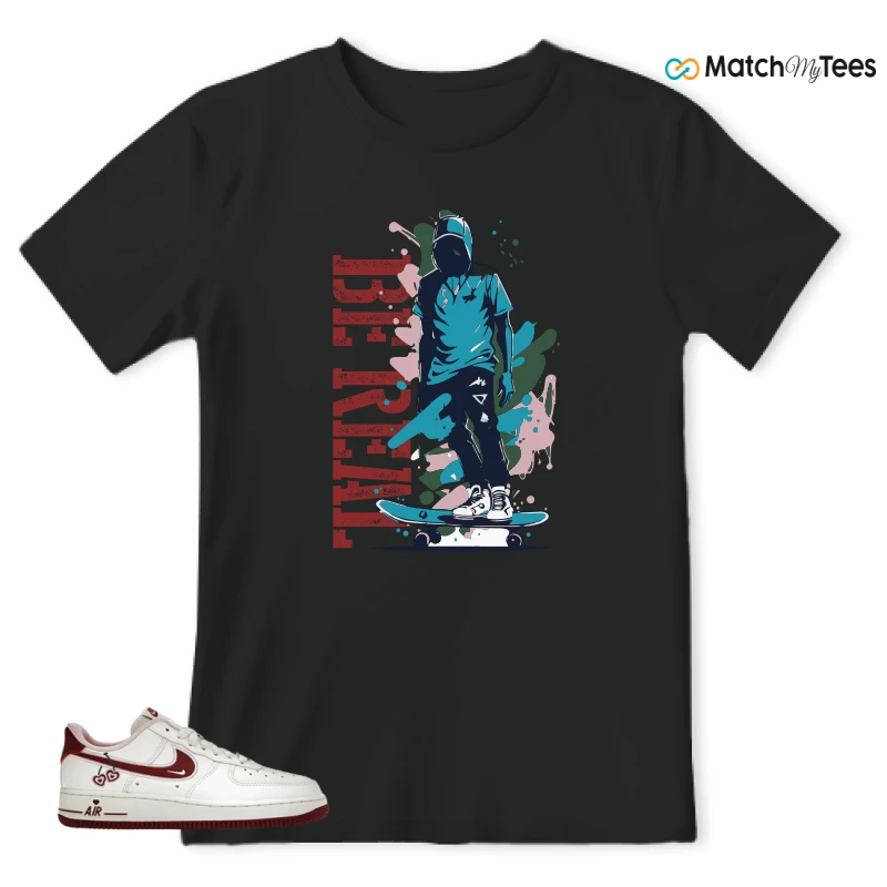 NIKE AIR FORCE 1 LOW VALENTINE'S DAY (2023) (WOMEN'S) SNEAKER Matching Tees t-shirt