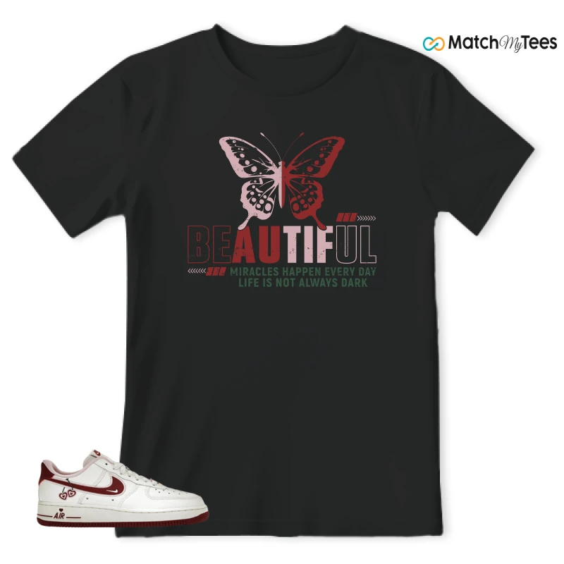 NIKE AIR FORCE 1 LOW VALENTINE'S DAY (2023) (WOMEN'S) SNEAKER Matching Tees t-shirt
